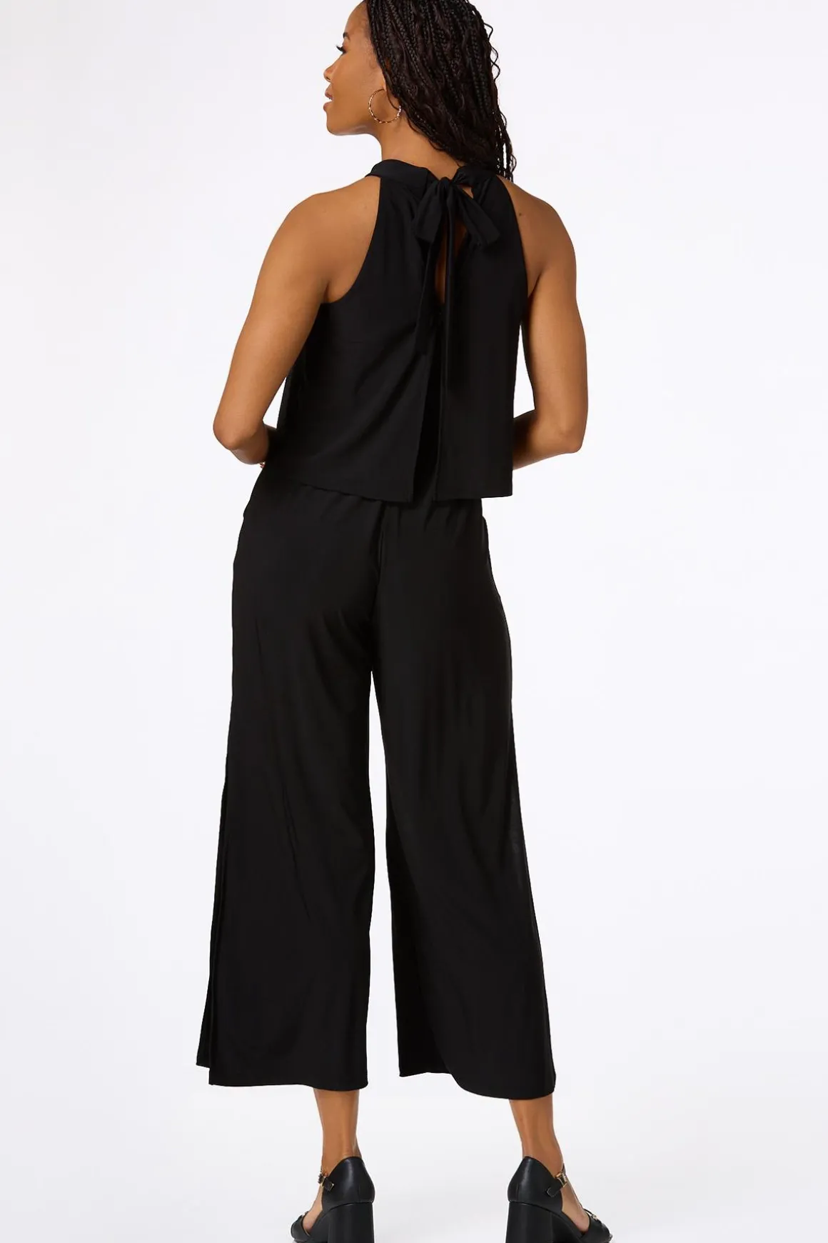 Solid Layered Panel Jumpsuit