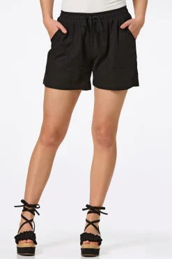 Solid Linen Beach Shorts
