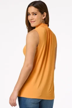 Solid Mock Neck Tank