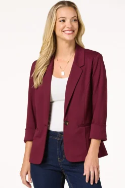 Solid Ponte Blazer