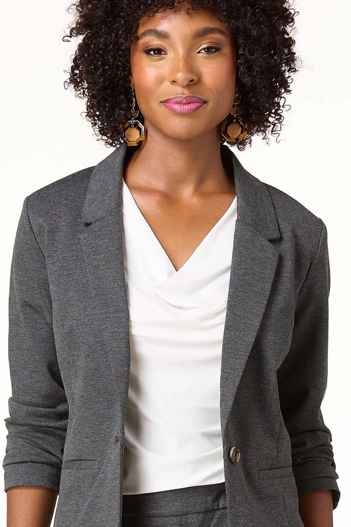 Solid Ponte Blazer
