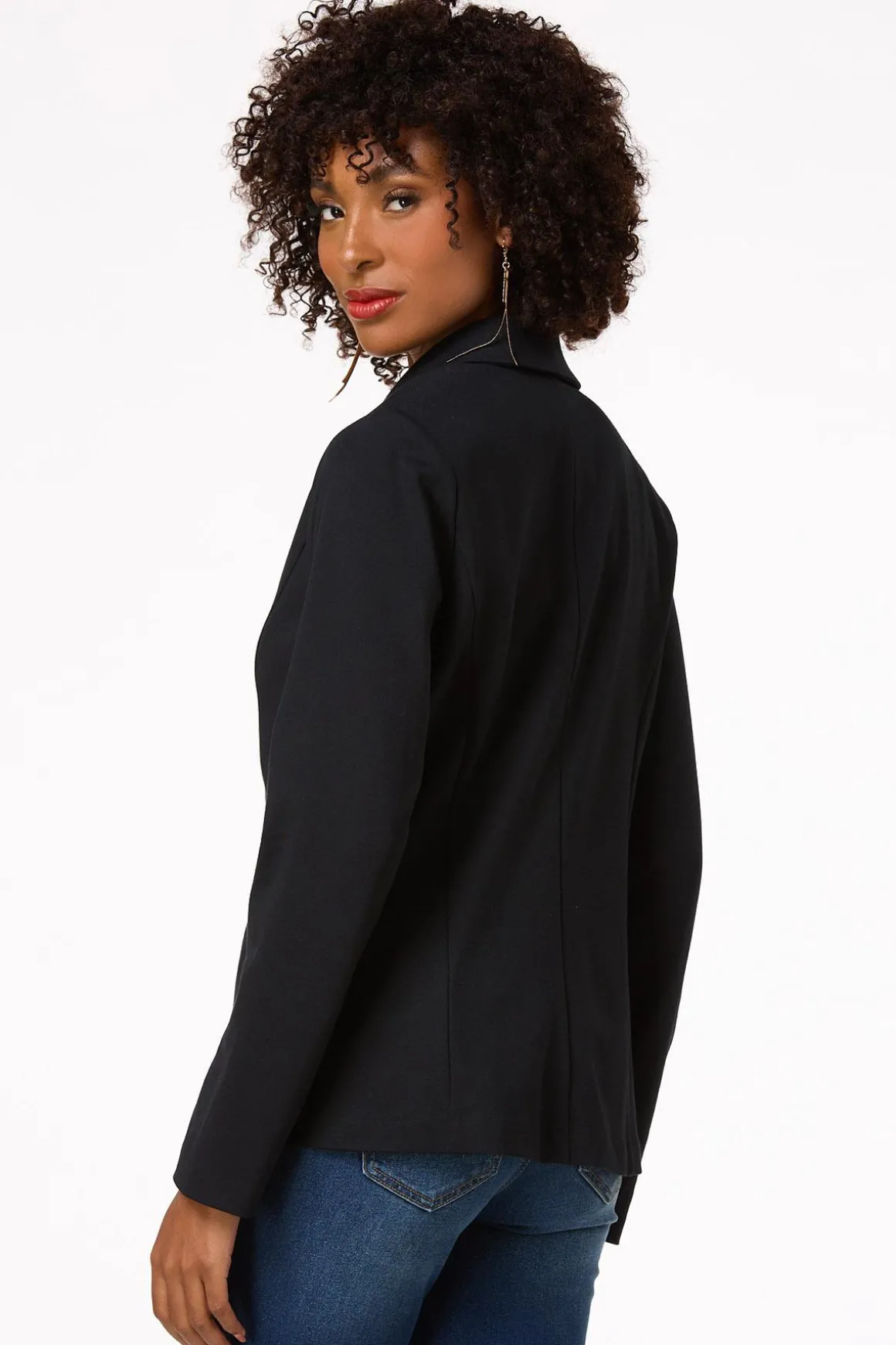 Solid Ponte Blazer