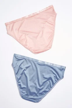 Solid Shiny Panty Set