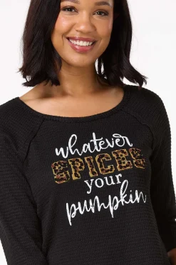 Spices Your Pumpkin Waffle Top