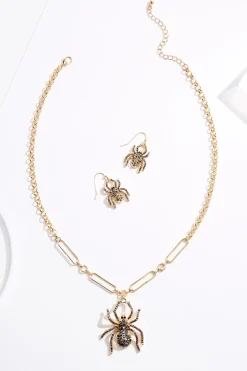 Spider Necklace Set
