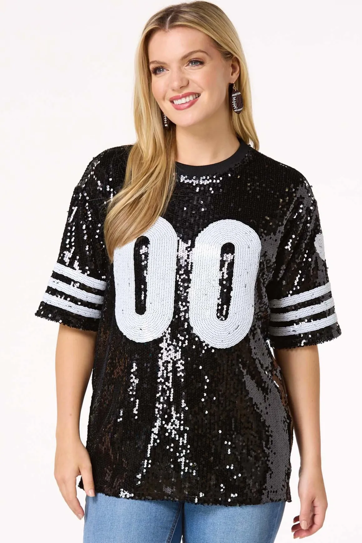 Sporty Sequin Top
