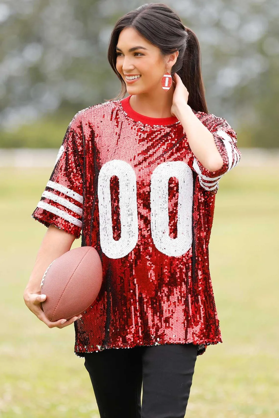 Sporty Sequin Top