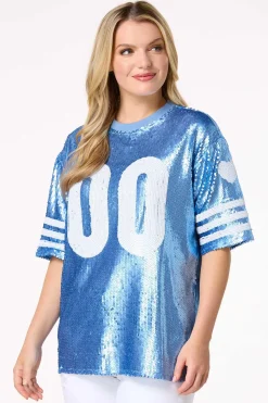 Sporty Sequin Top