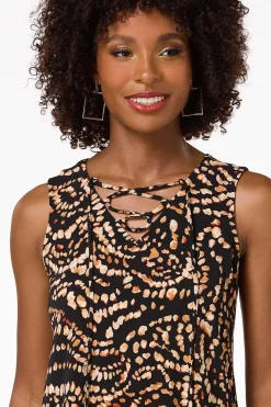Spotted Asymmetrical Tunic