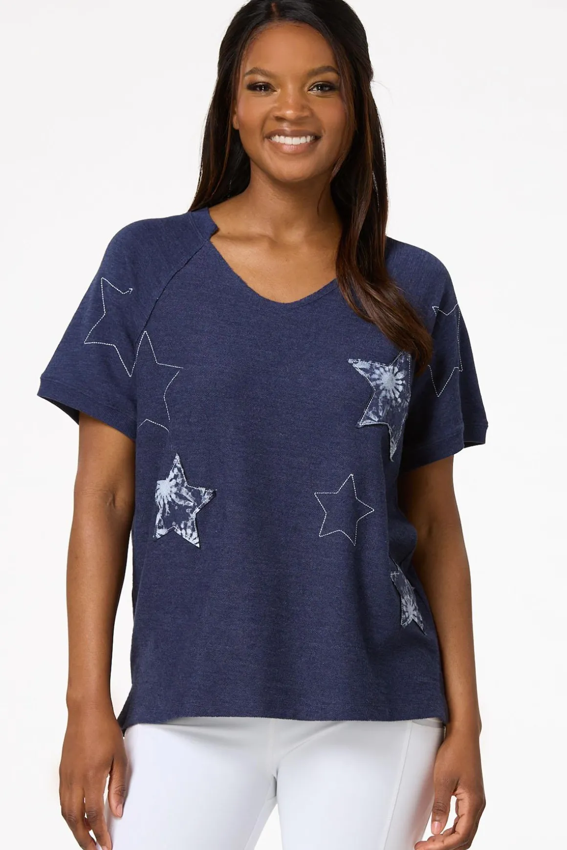 Starry Skied French Terry Top