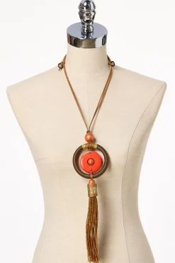 Statement Tassel Cord Necklace