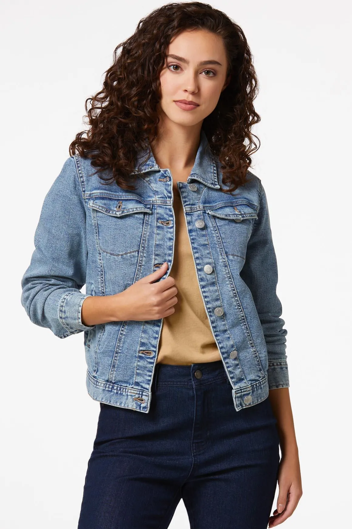 Stretch Denim Jacket