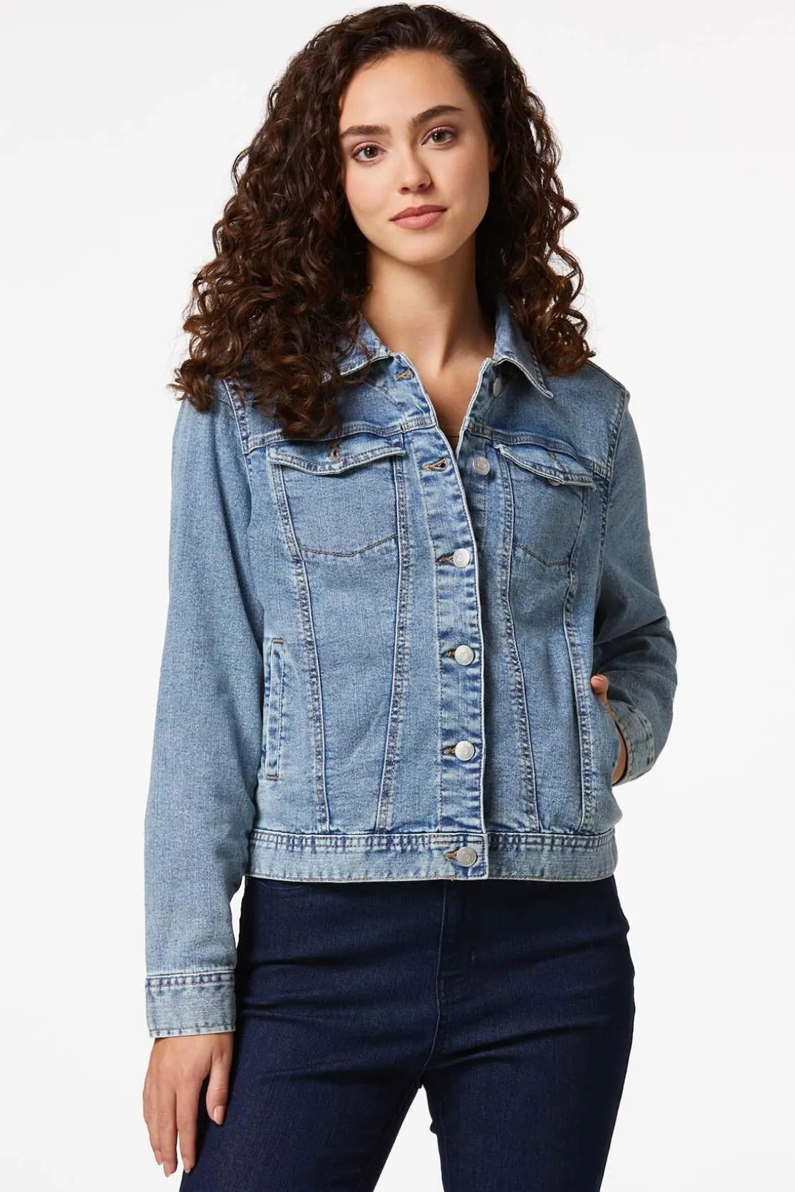 Stretch Denim Jacket