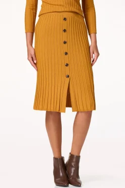 Stretchy Ribbed Sweater Skirt