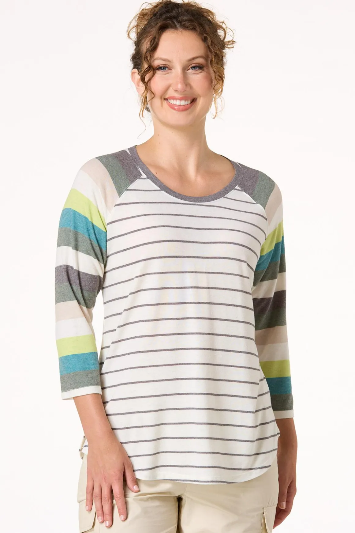 Stripe Baseball Tee