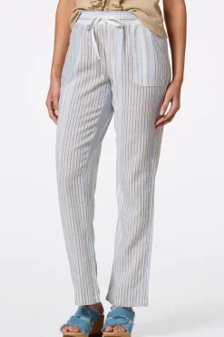 Stripe Linen Beach Pants
