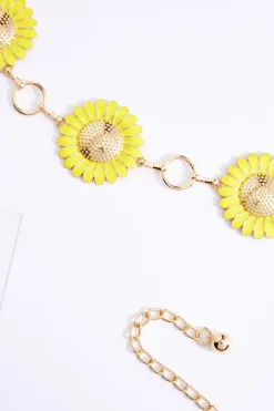 Sunflower Chain Belt