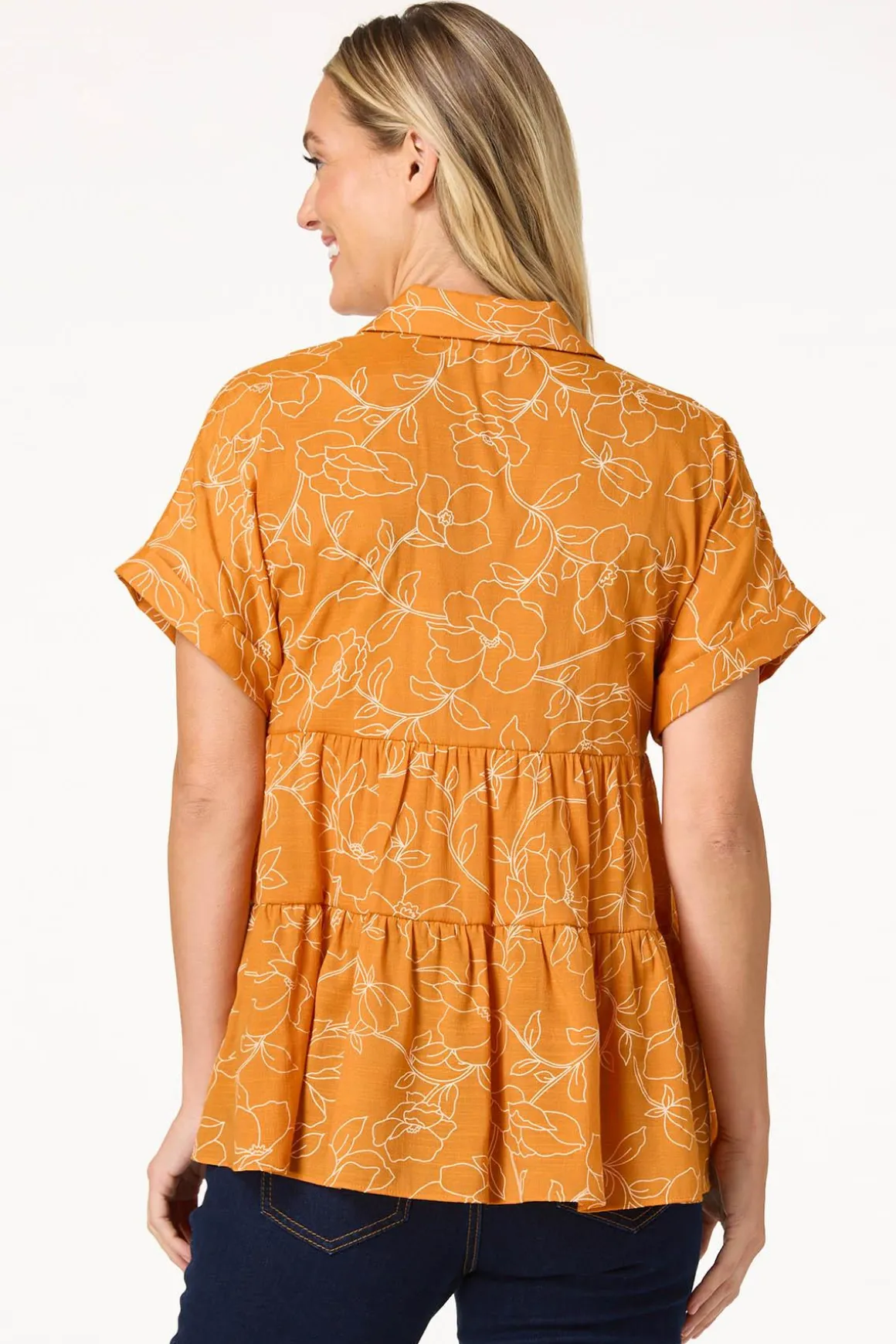 Sunny Floral Babydoll Top
