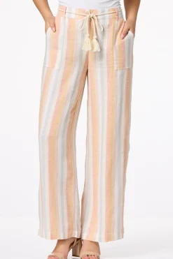 Sunrise Stripe Linen Pants