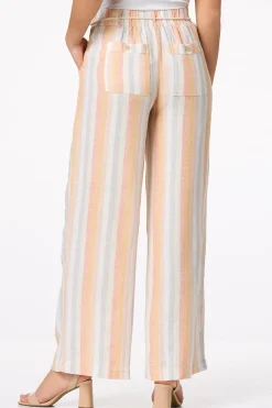 Sunrise Stripe Linen Pants