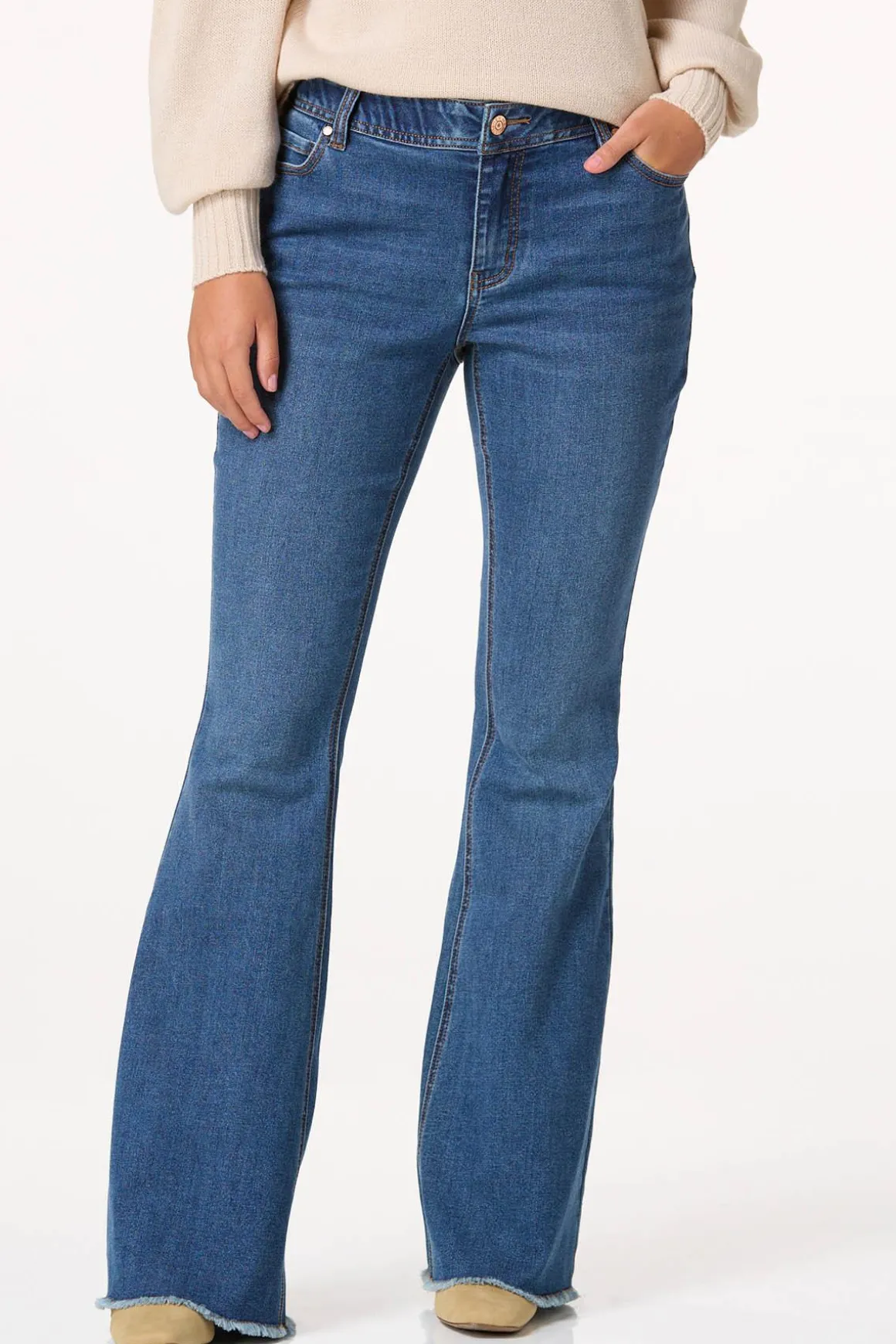 Superflex Curvy Flare Leg Jeans