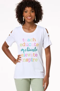 Teach Educate Motivate Tee