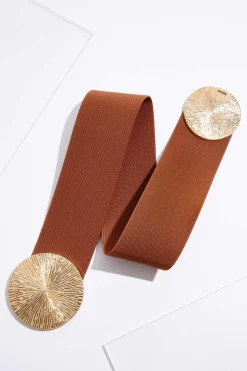 Textured Disc Stretch Belt
