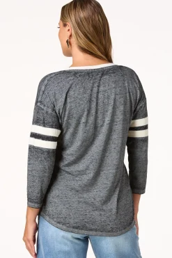 Textured Fall Means Football Top
