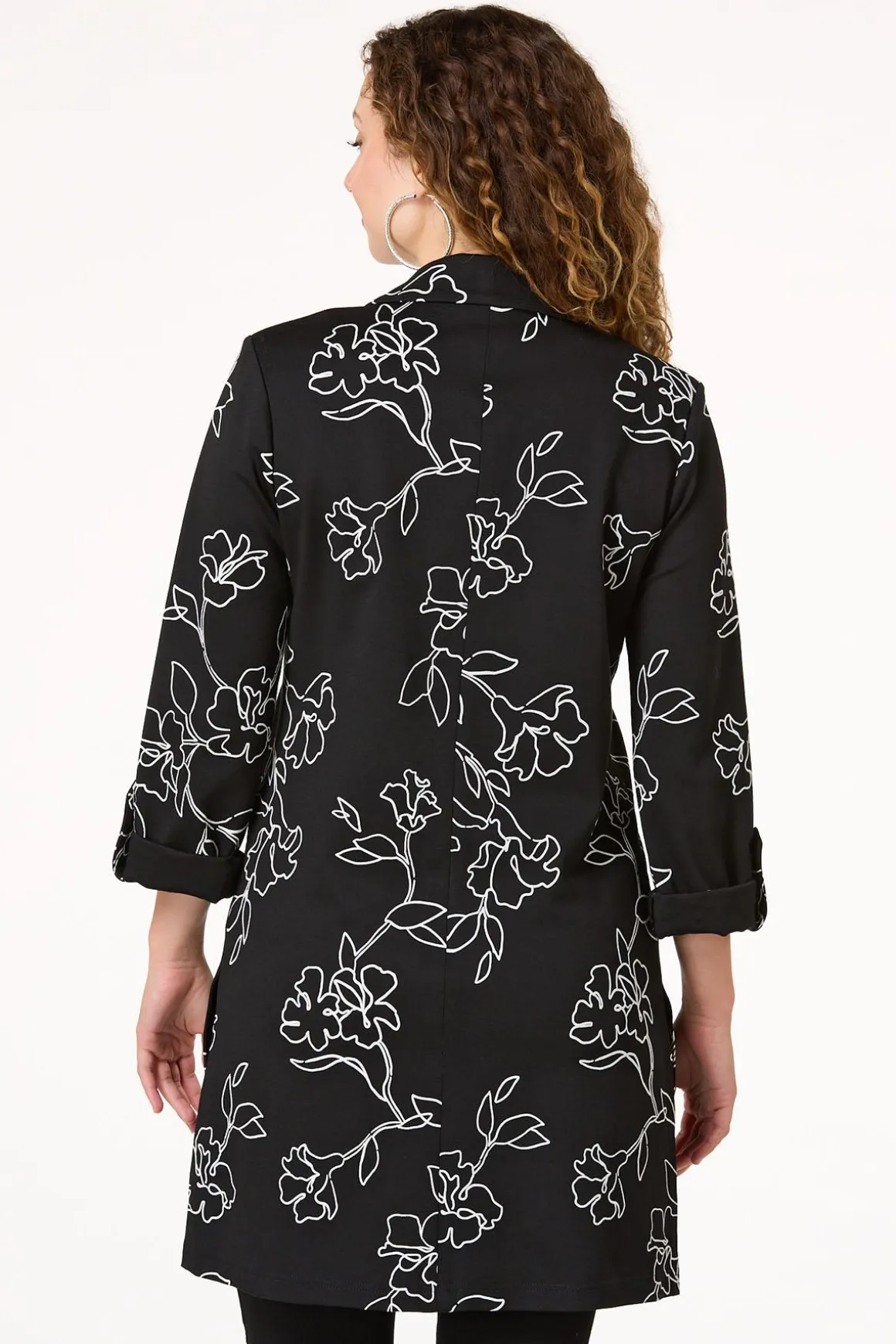 Textured Floral Topper