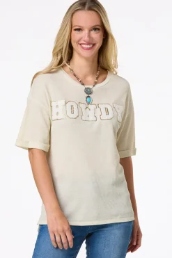 Textured Howdy Top