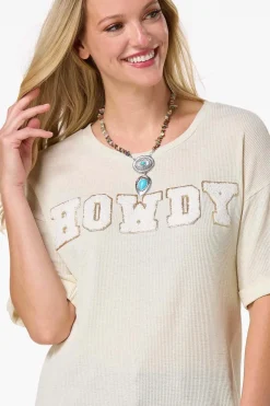 Textured Howdy Top