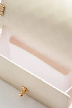 Textured Jelly Chain Crossbody