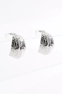 Textured Loop Hoop Earrings