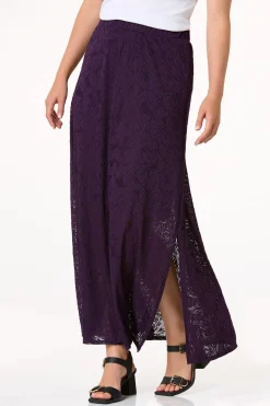 Textured Maxi Skirt
