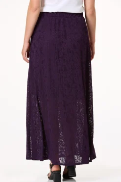 Textured Maxi Skirt