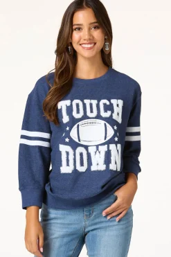 Textured Touchdown Sweatshirt