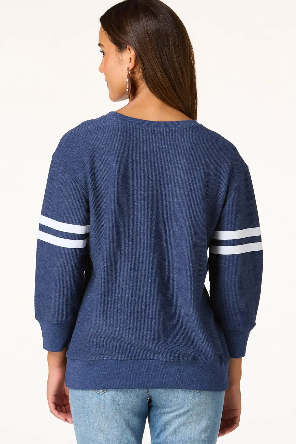 Textured Touchdown Sweatshirt