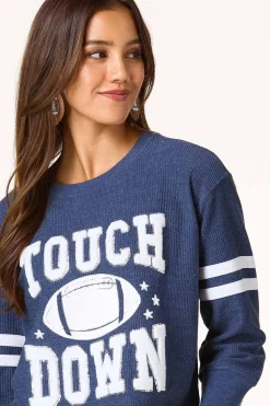 Textured Touchdown Sweatshirt