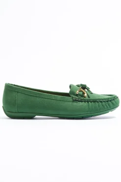 Tie Bow Moccasin Flats