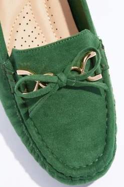 Tie Bow Moccasin Flats