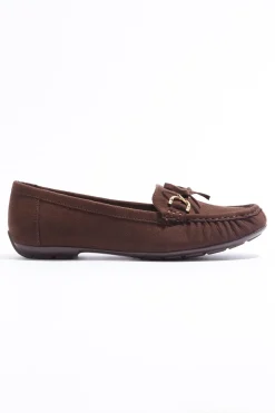 Tie Bow Moccasin Flats