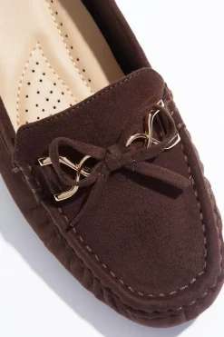 Tie Bow Moccasin Flats