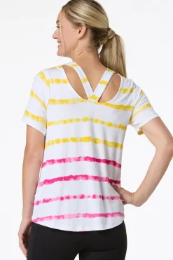 Tie Dye Stripe Top
