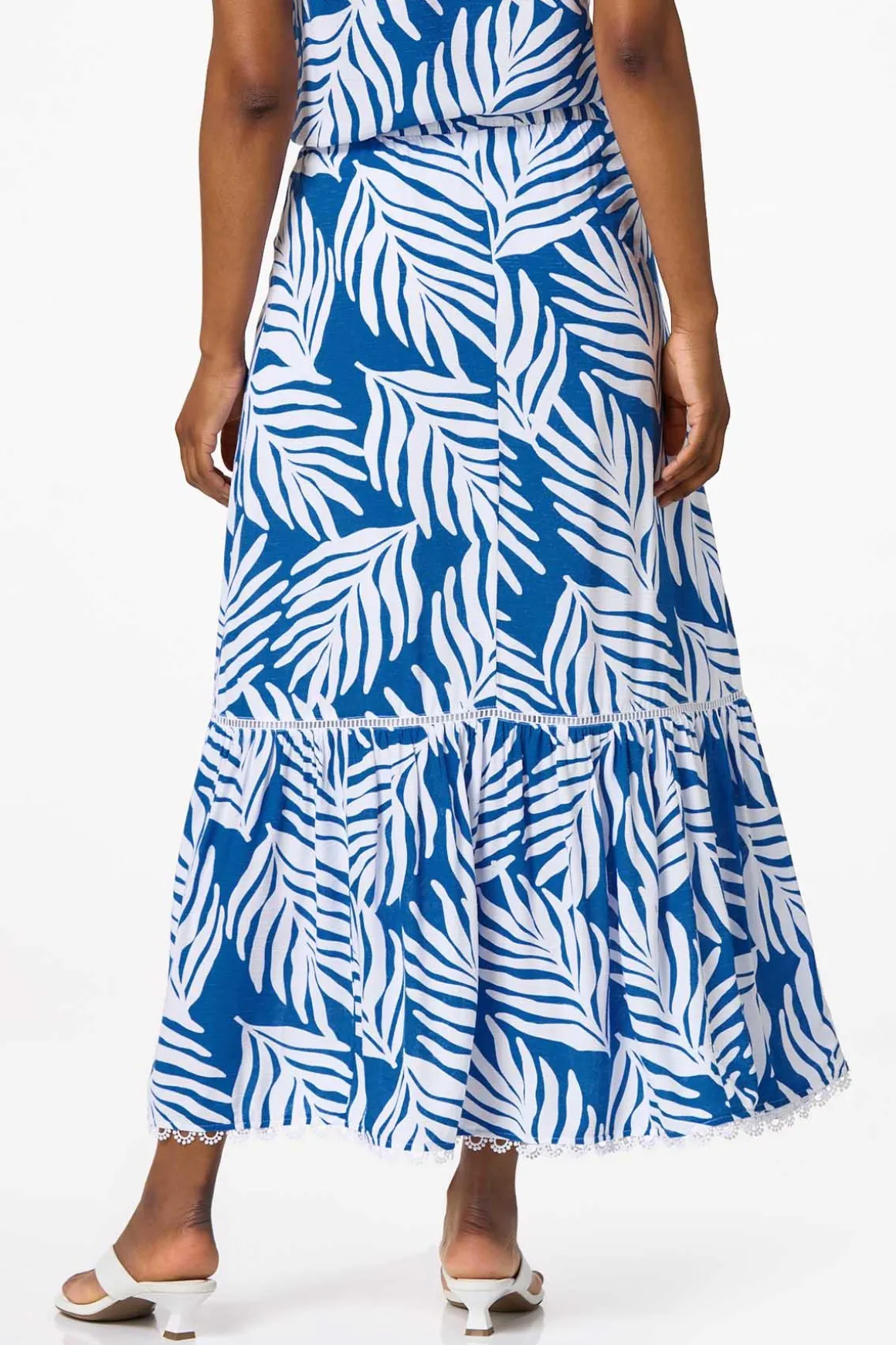 Tiered Palm Leaf Skirt