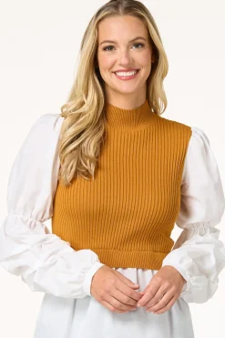 Tiered Puff Sleeve Sweater