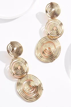 Tiered Spiral Earrings