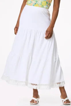 Tiered Tasseled Skirt