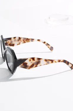 Tortoise Arm Mirror Lens Sunglasses
