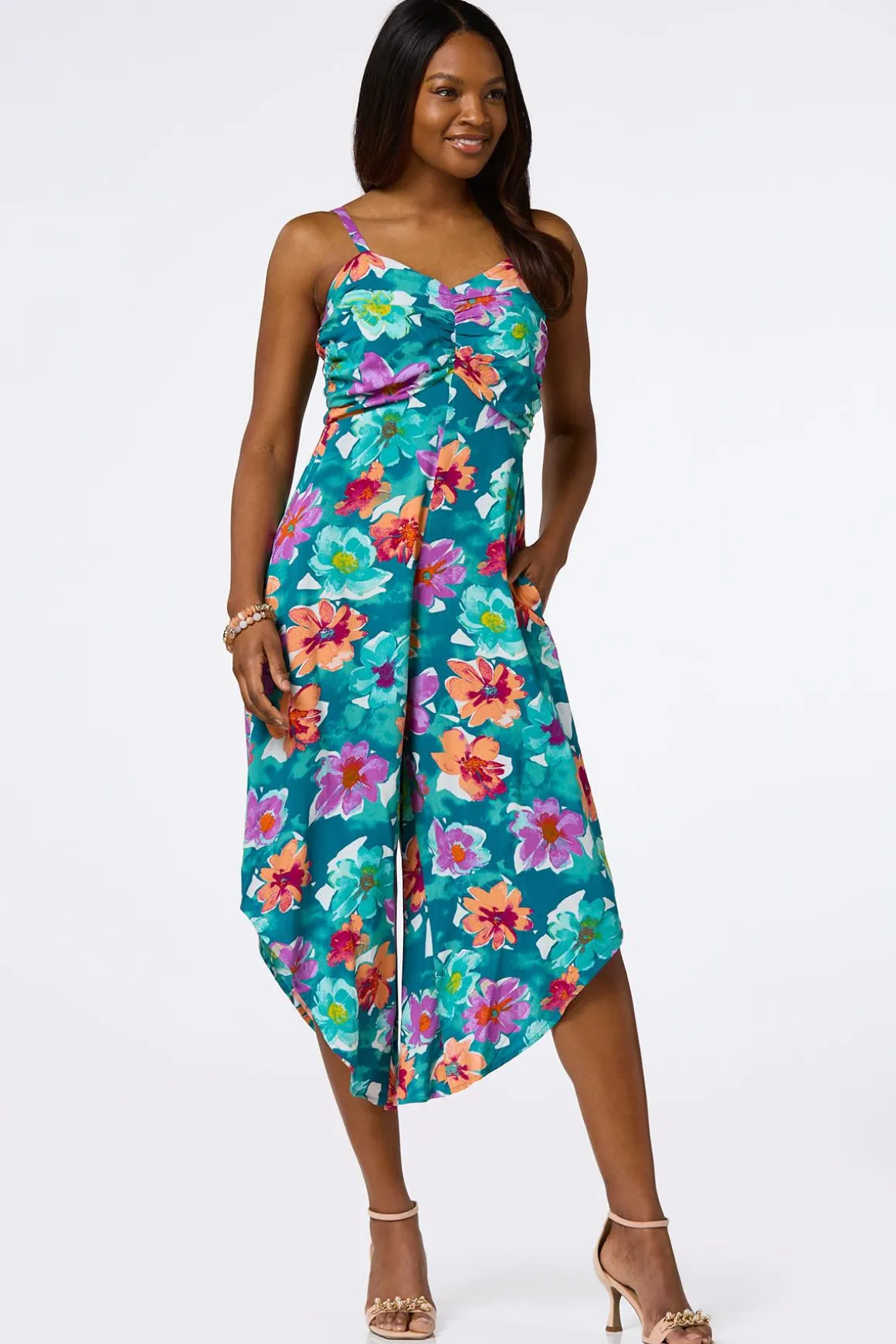 Tropical Floral Genie Jumpsuit