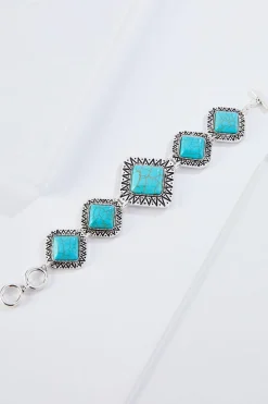Turquoise Western Toggle Bracelet